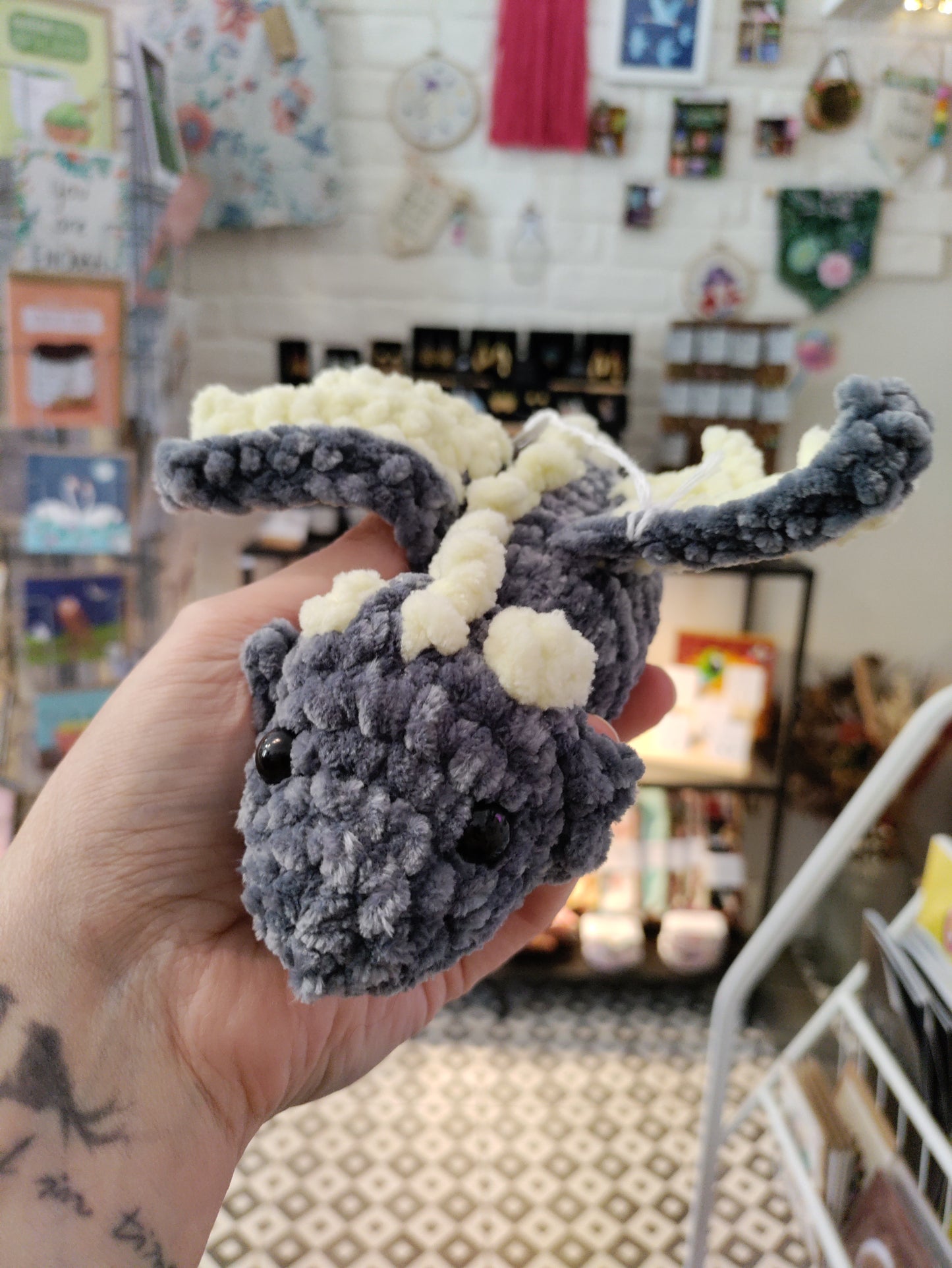 Crochet dragon