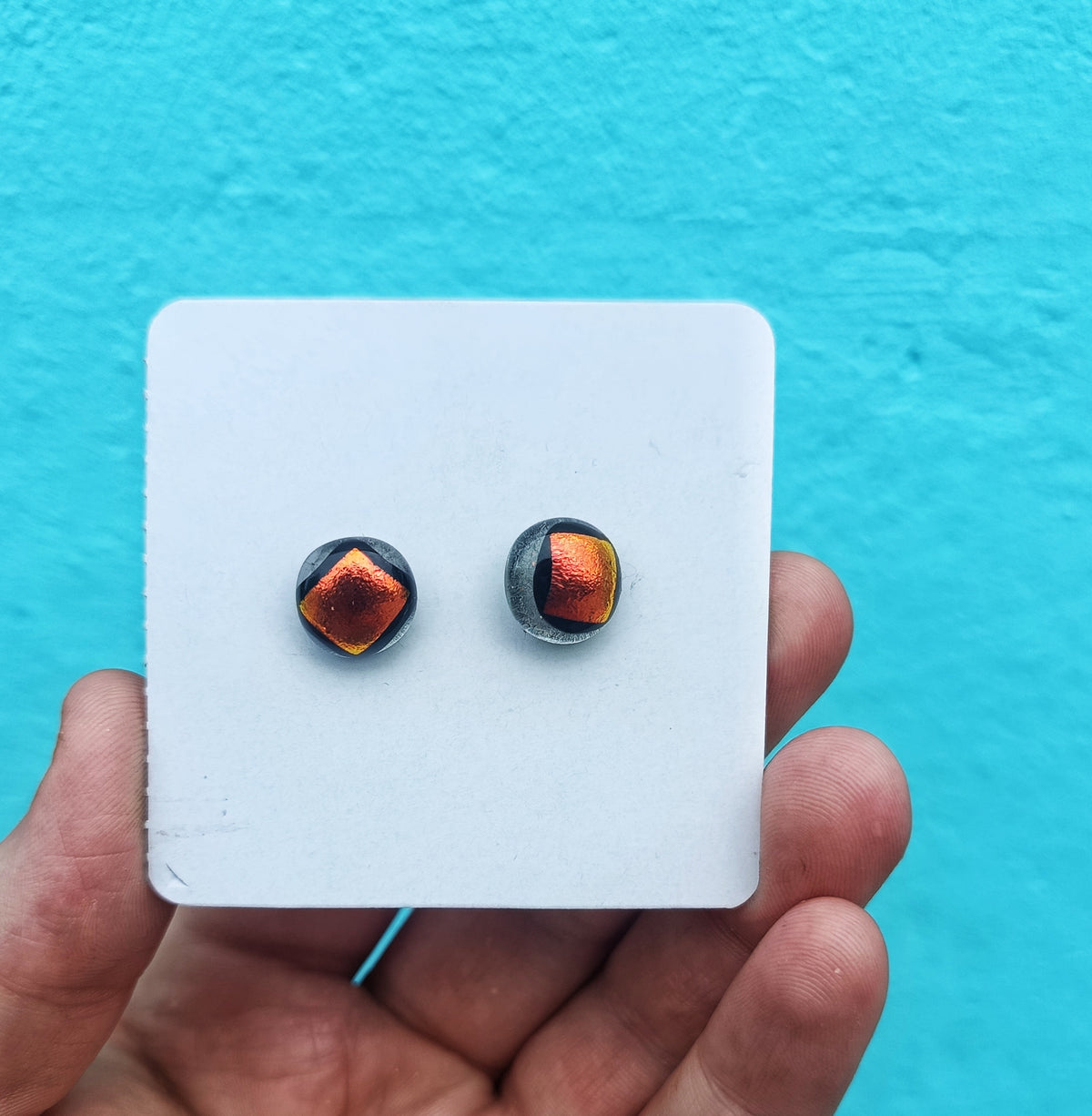 The Glassmakers Yard Fused Glass Studs