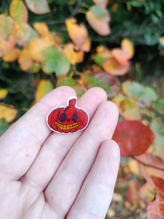 Vintage Style Pumpkin Pin