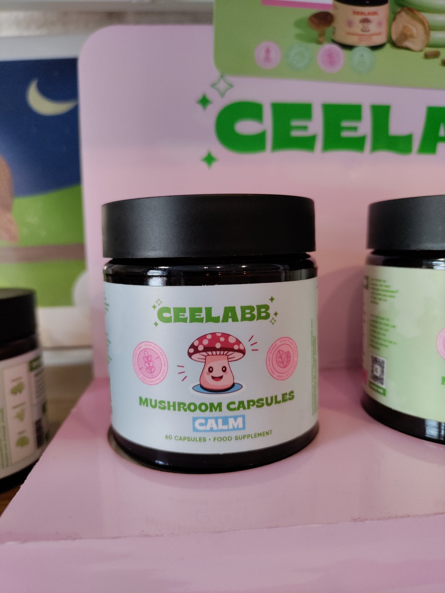Ceelabb functional mushroom capsules