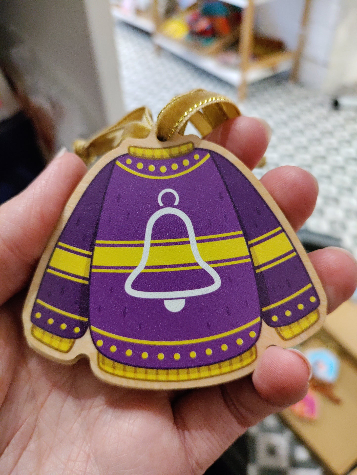 LGBTQ Christmas decorations wooden