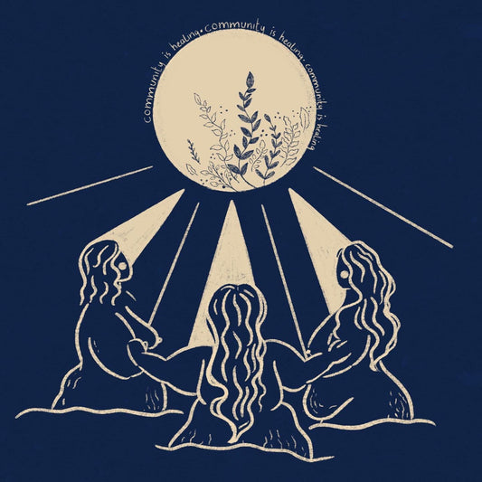 Community is healing art print