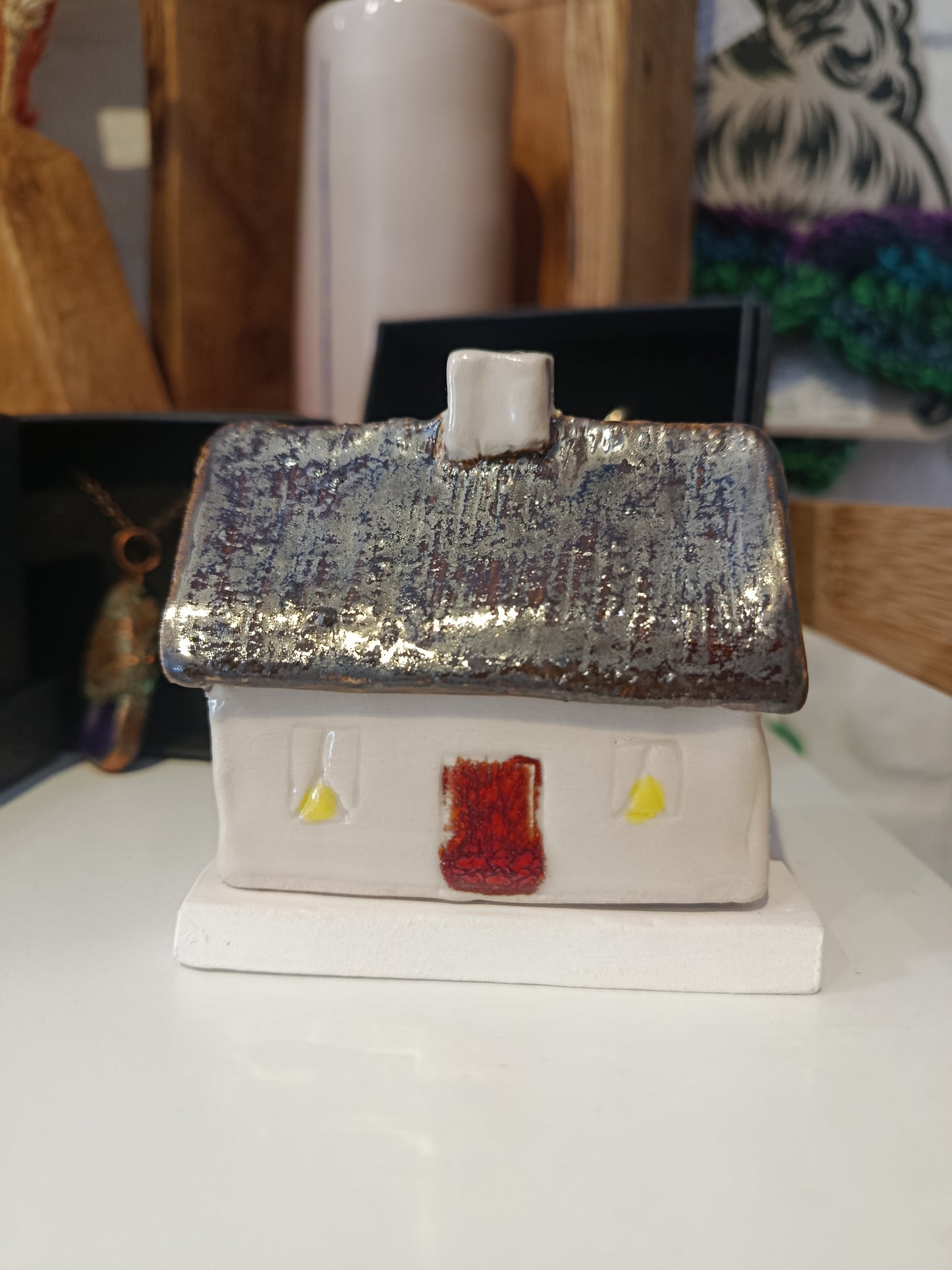 Dunmore East Ceramic Cottage Incense Burners
