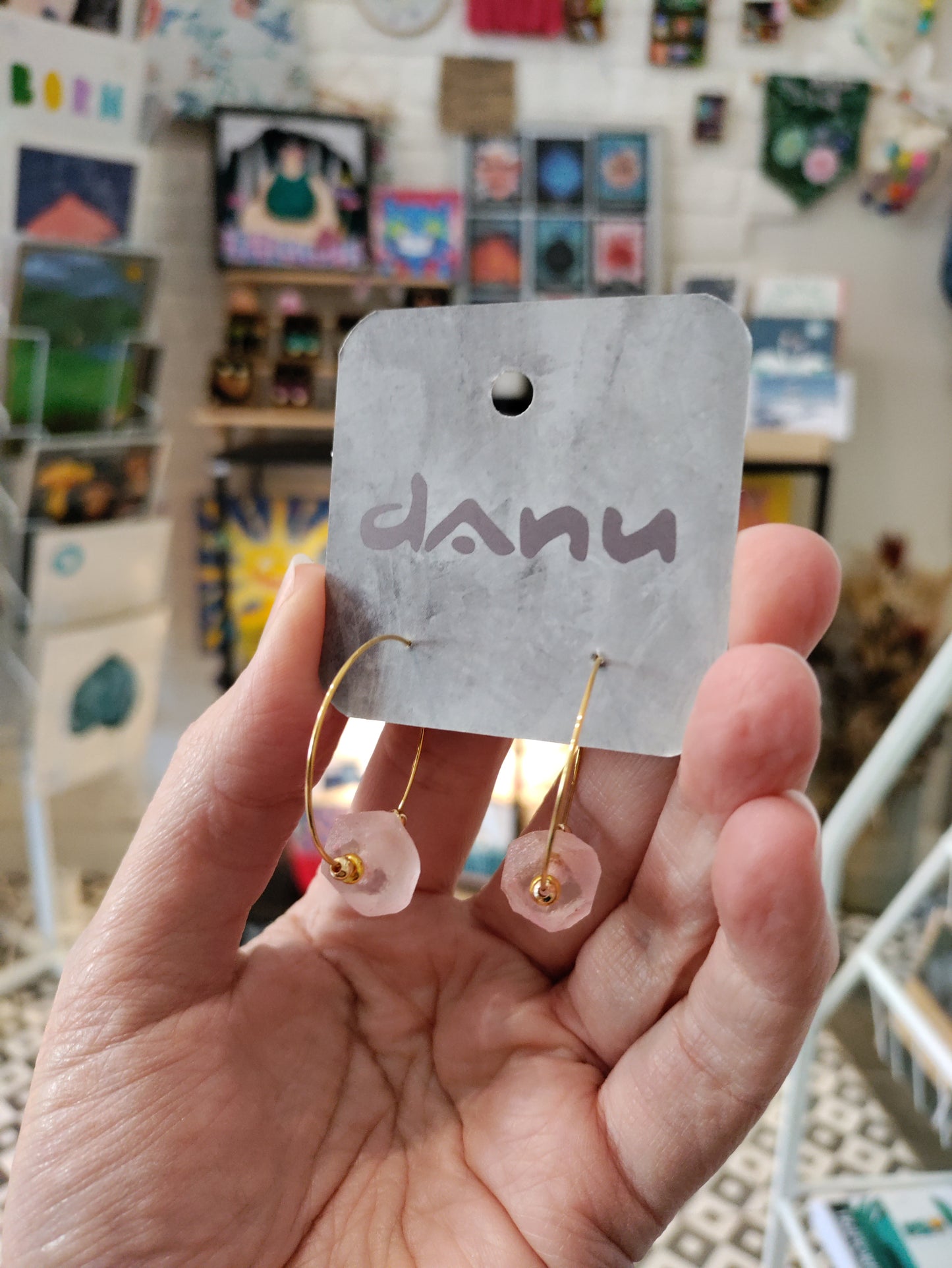 Krobo hoop earrings
