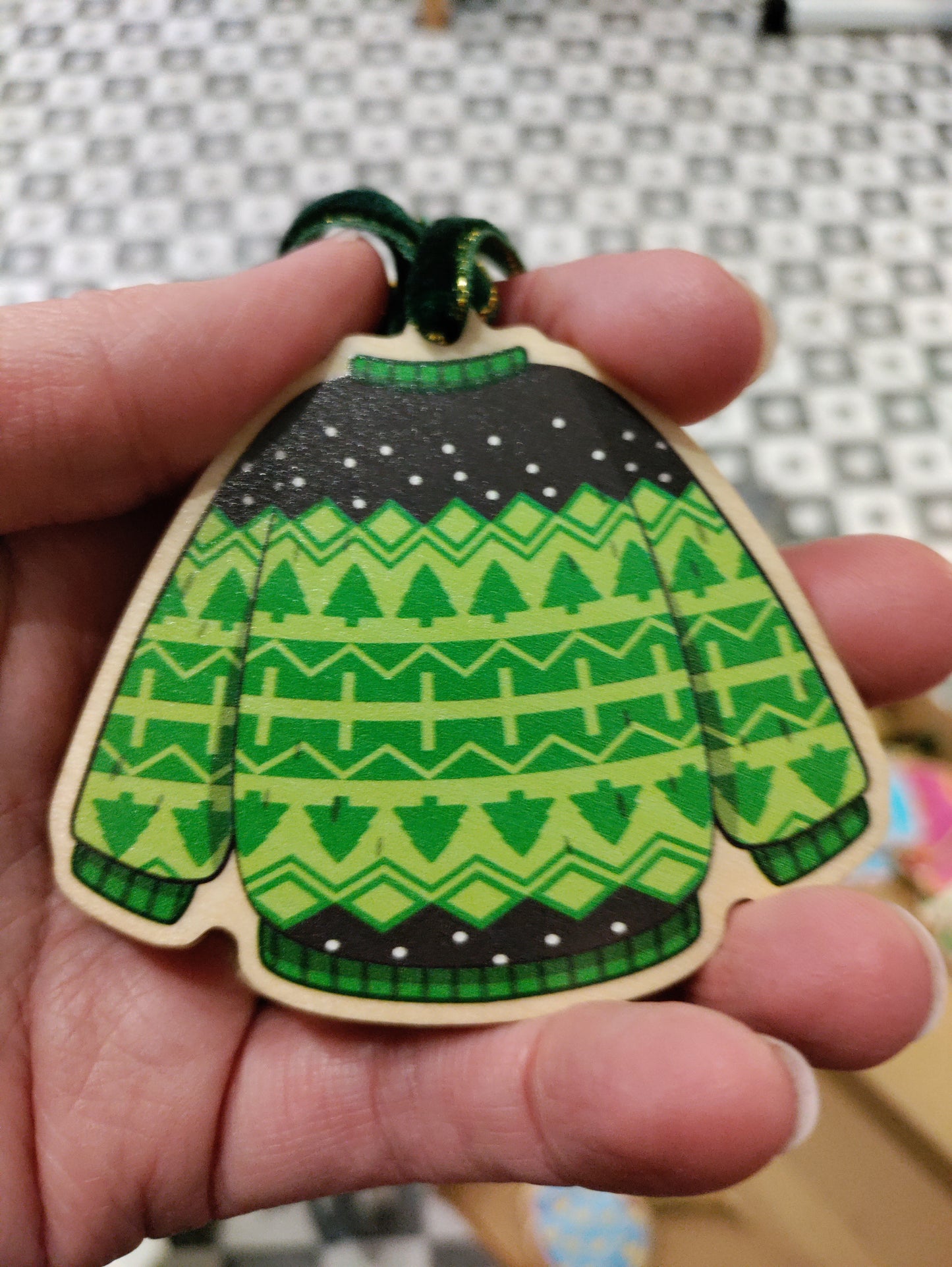 LGBTQ Christmas decorations wooden