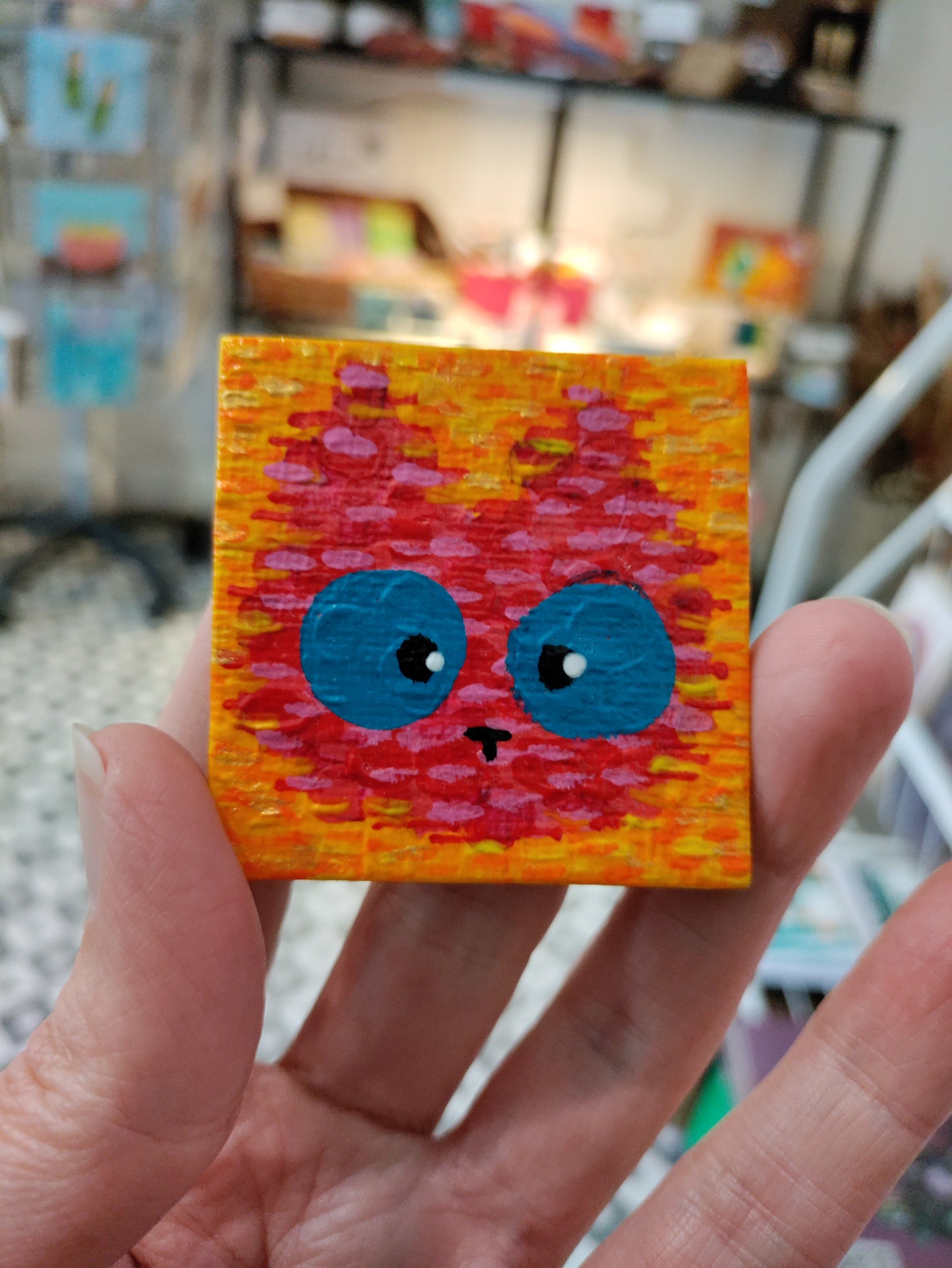 Hand painted magnets