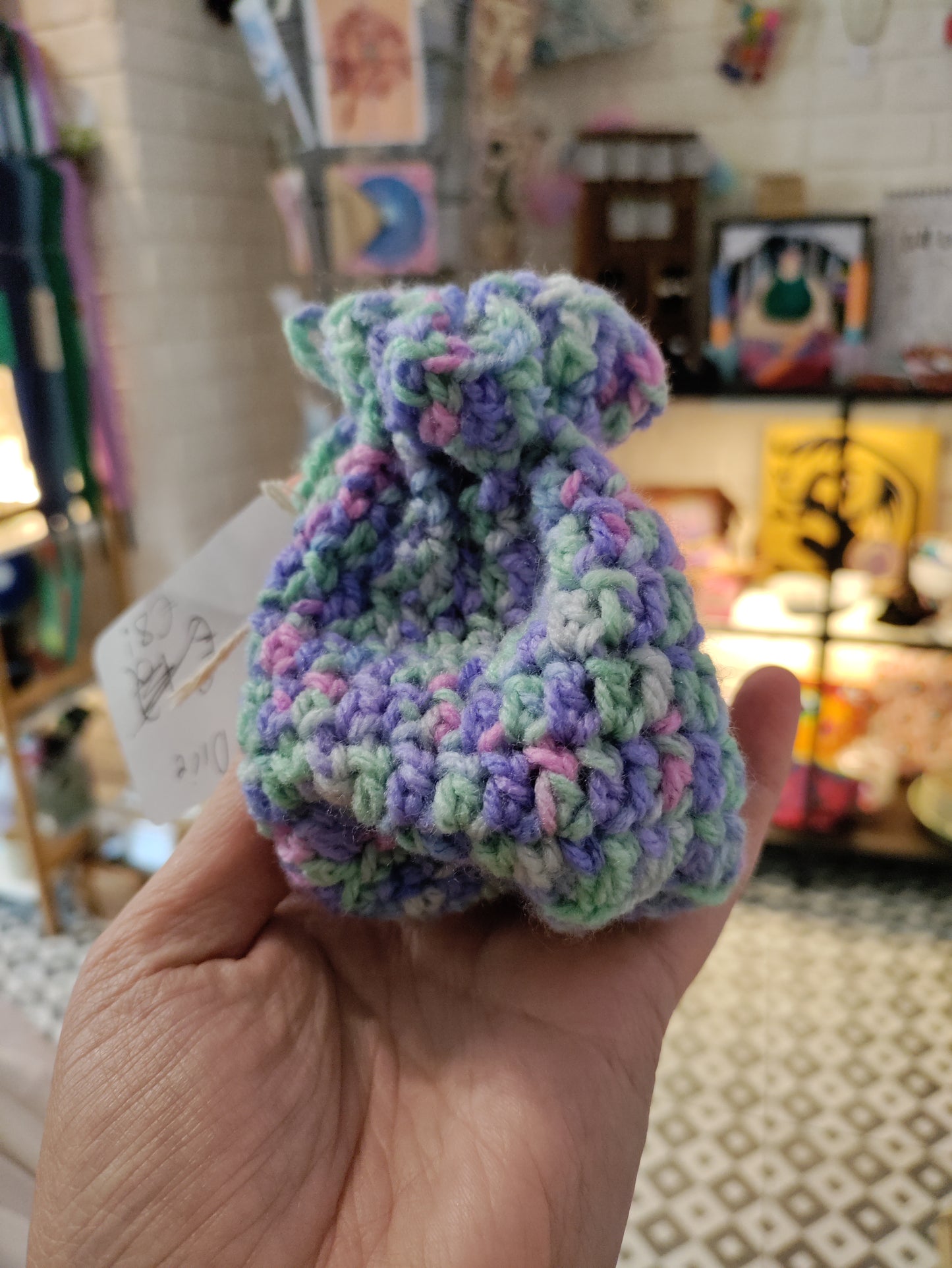 Crochet dice bags