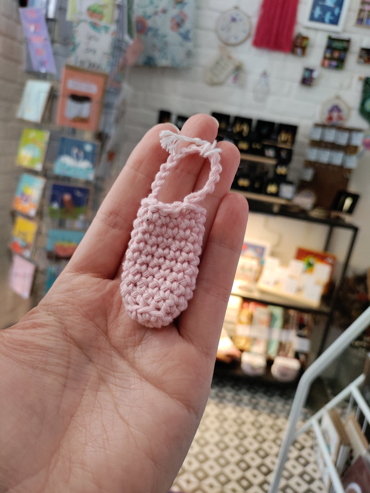 Hand crochet lip balm holder