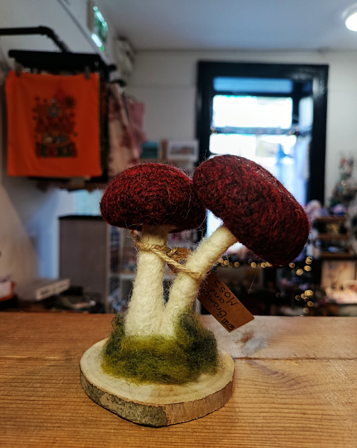 Needle felt Mushroom Sculptures