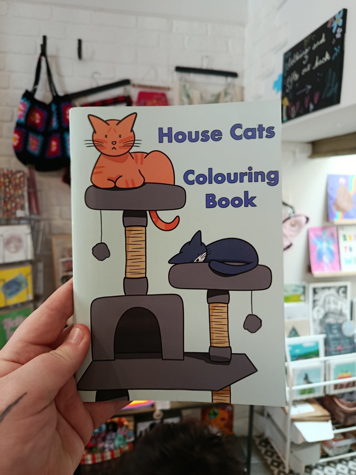 House Cats Colouring Book.