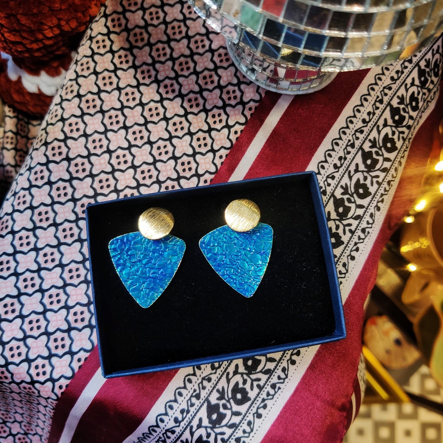 Danu Brass earrings.