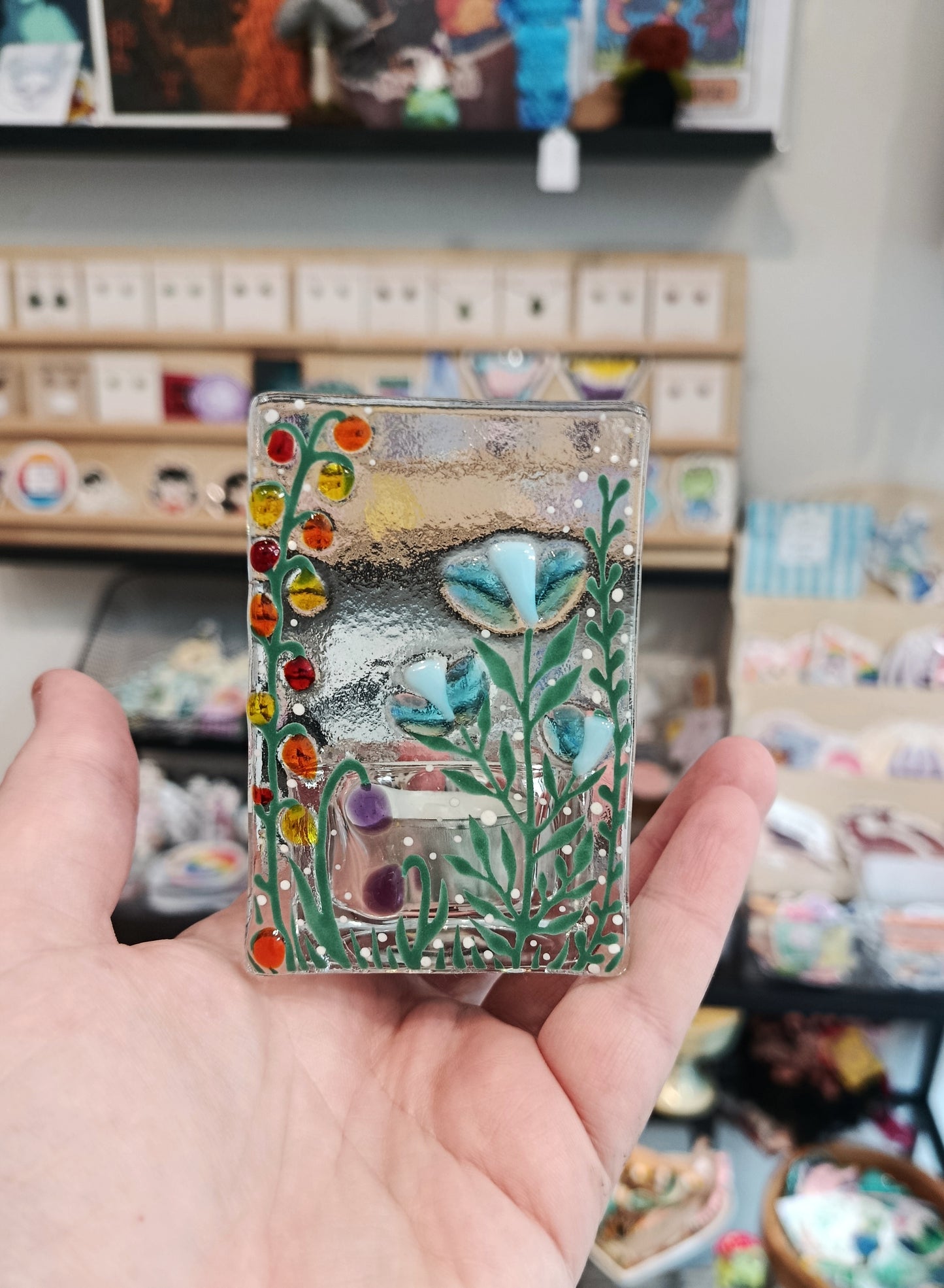 Fused Glass Tealight Holders