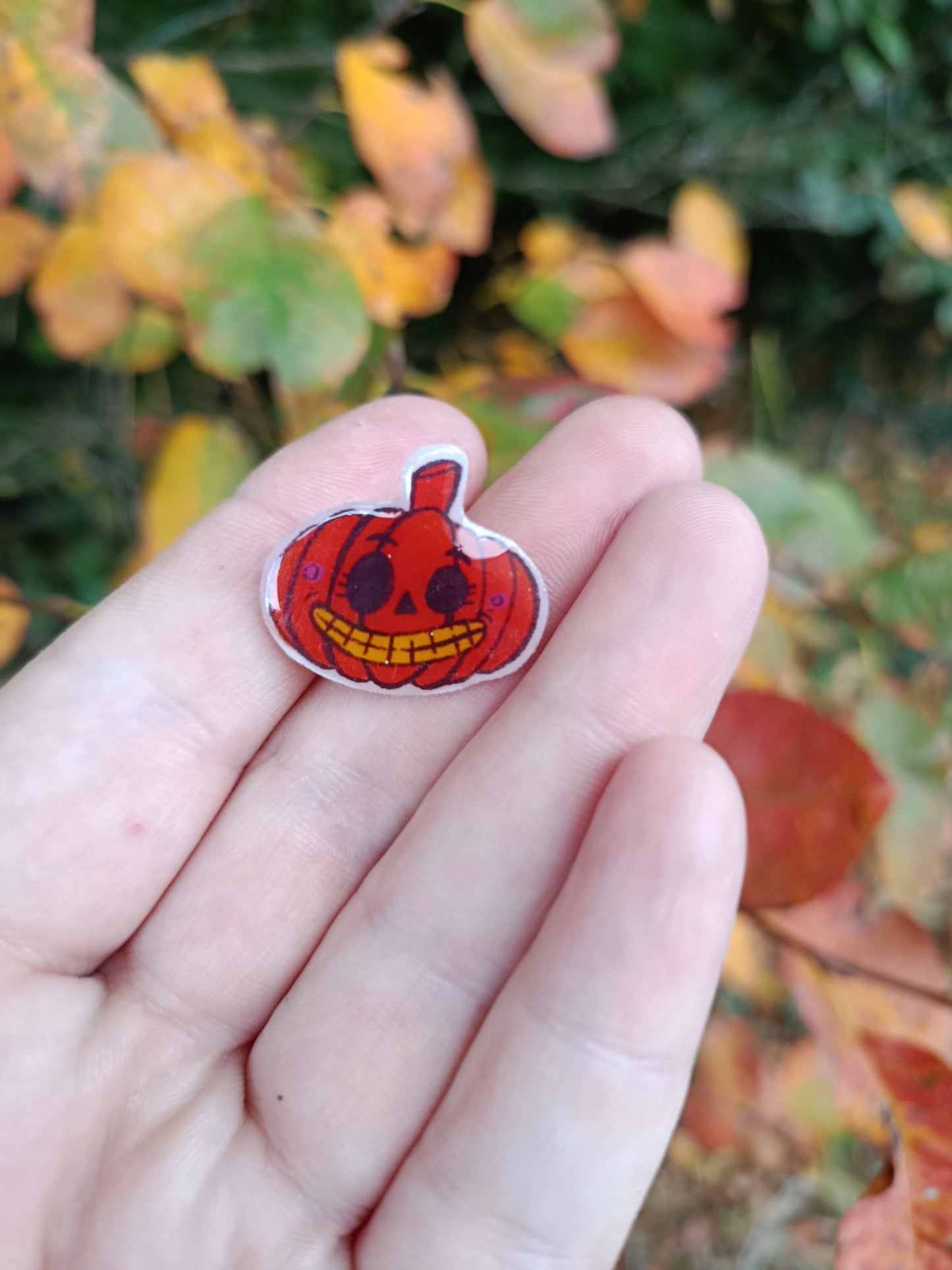 Vintage Style Pumpkin Pin