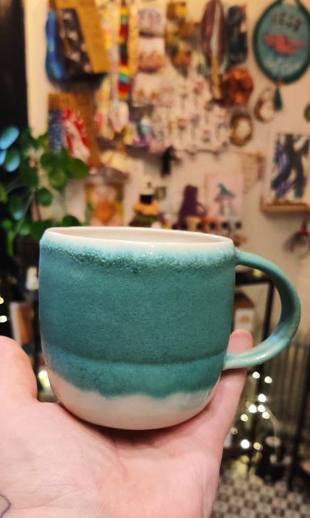 Seafoam green mug