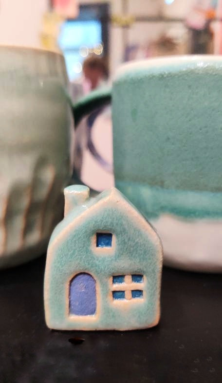 Blue Ceramic House