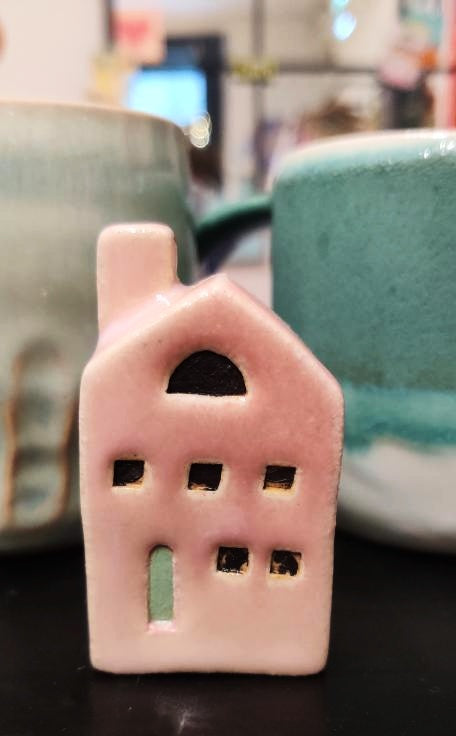 Pink Ceramic House