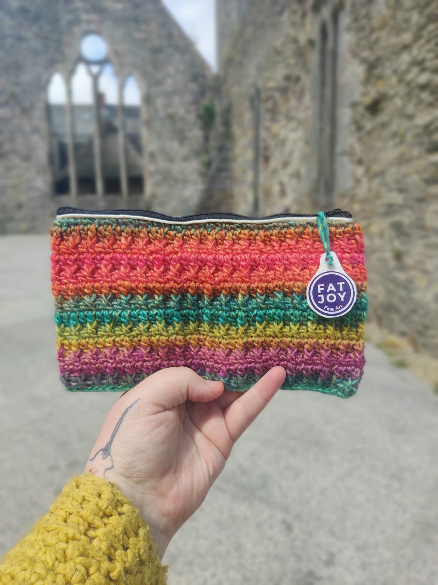 Fat Joy crochet zipper pouches