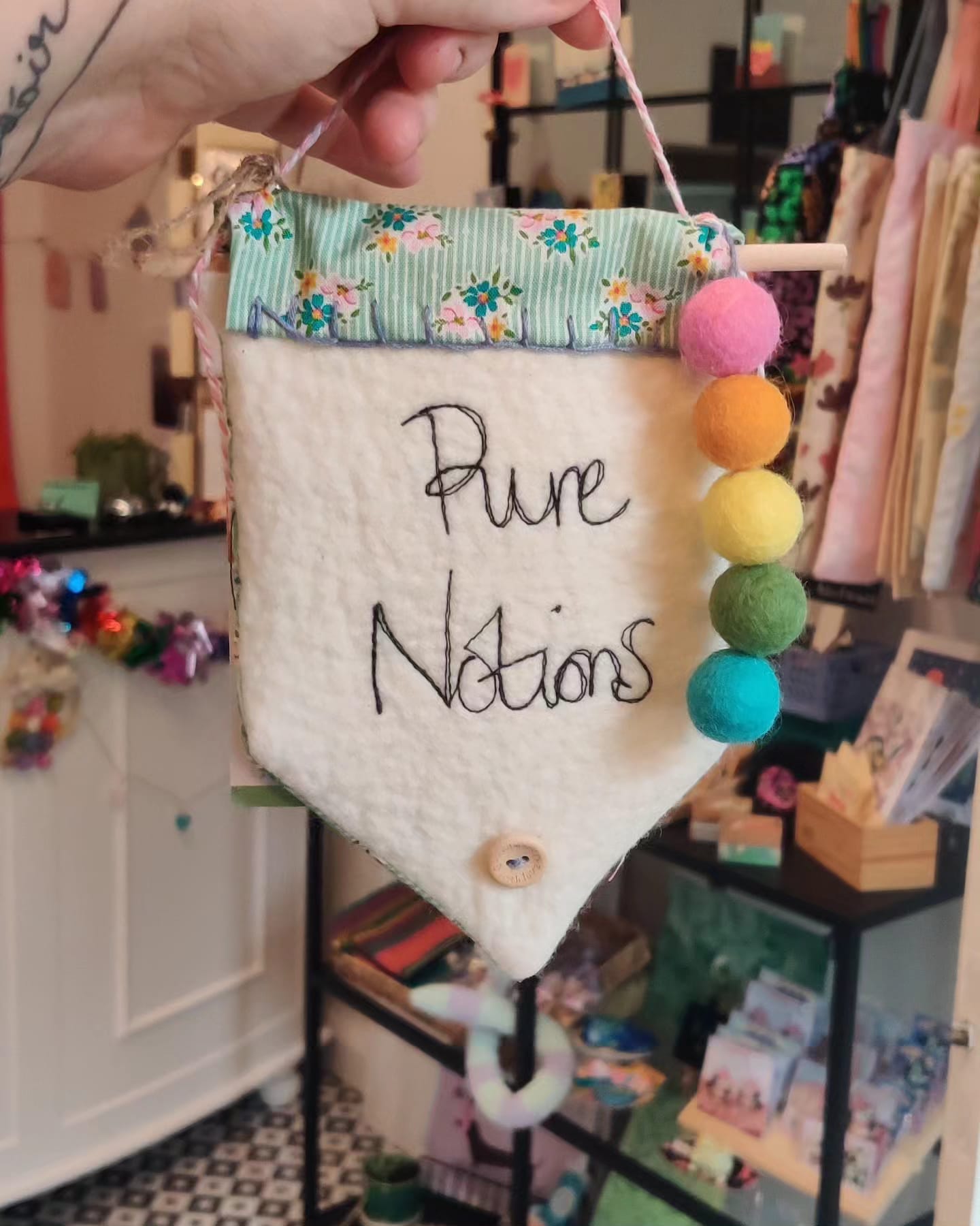 Pure Notions Handmade Felt Banner