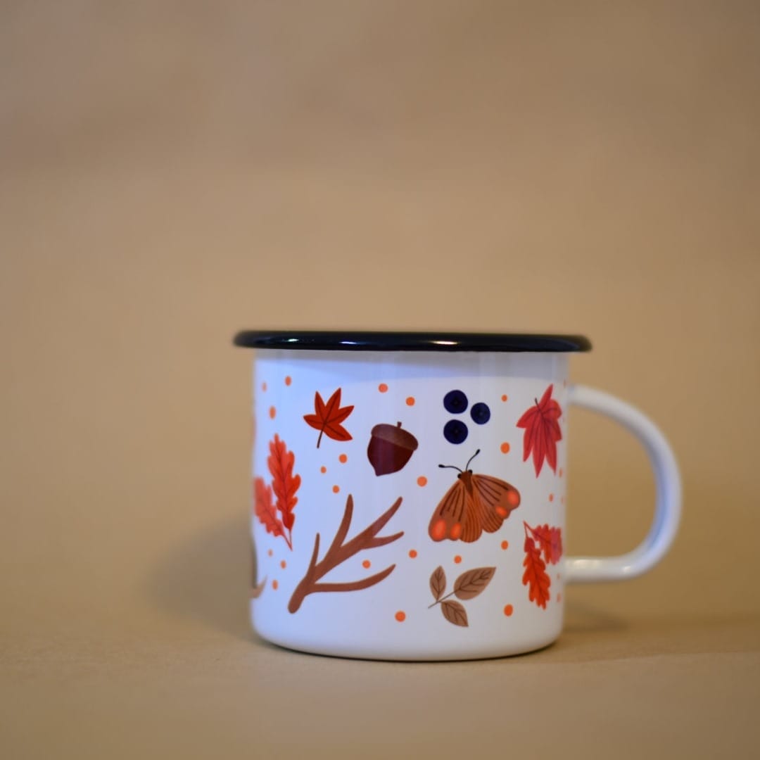 Fleur & Mimi Enamel Mugs