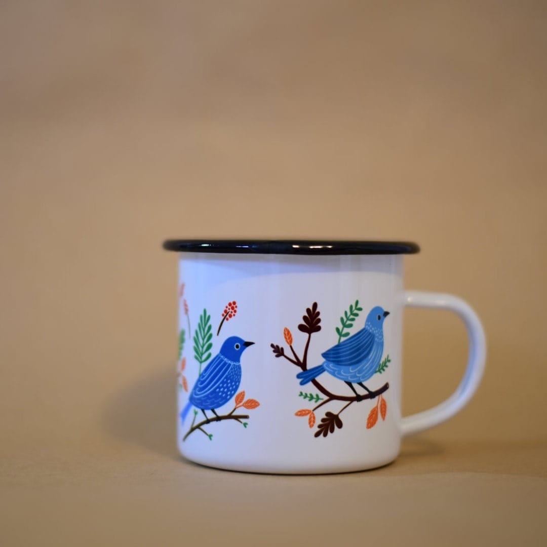 Fleur & Mimi Enamel Mugs