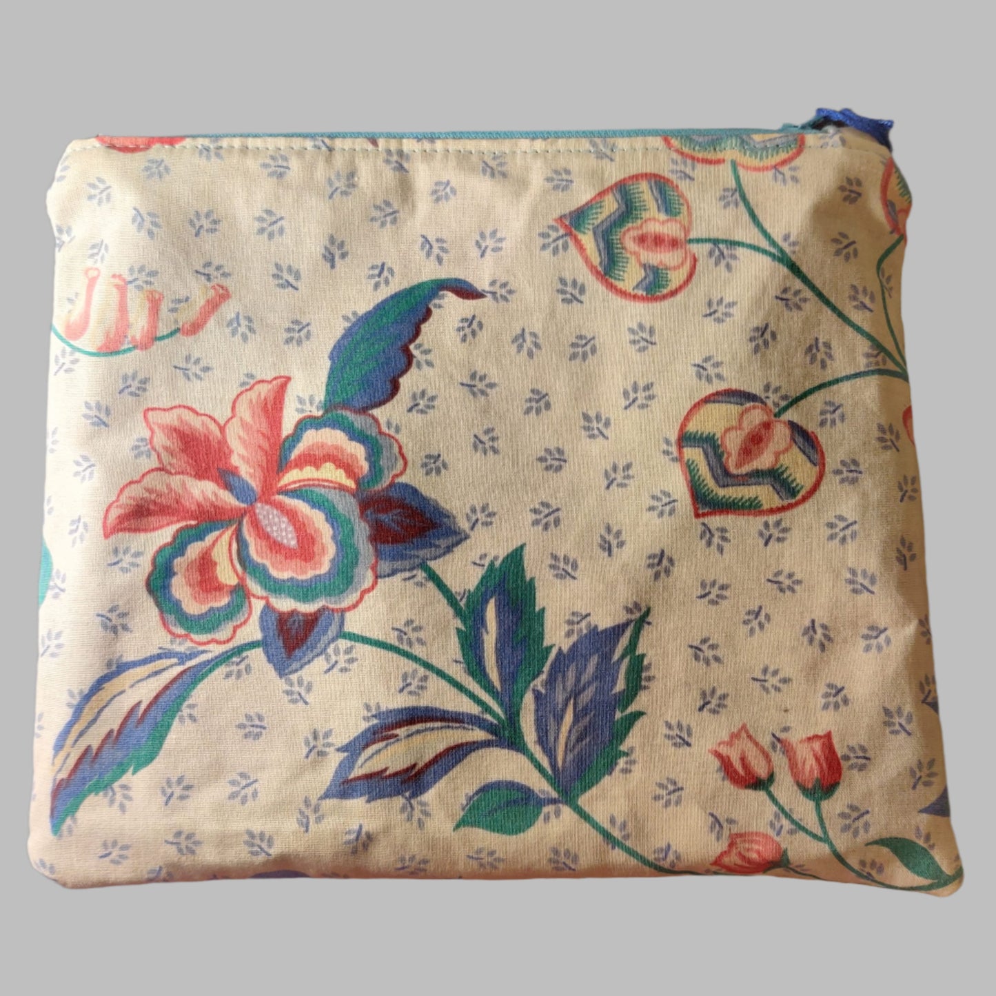 Floral print make up bag