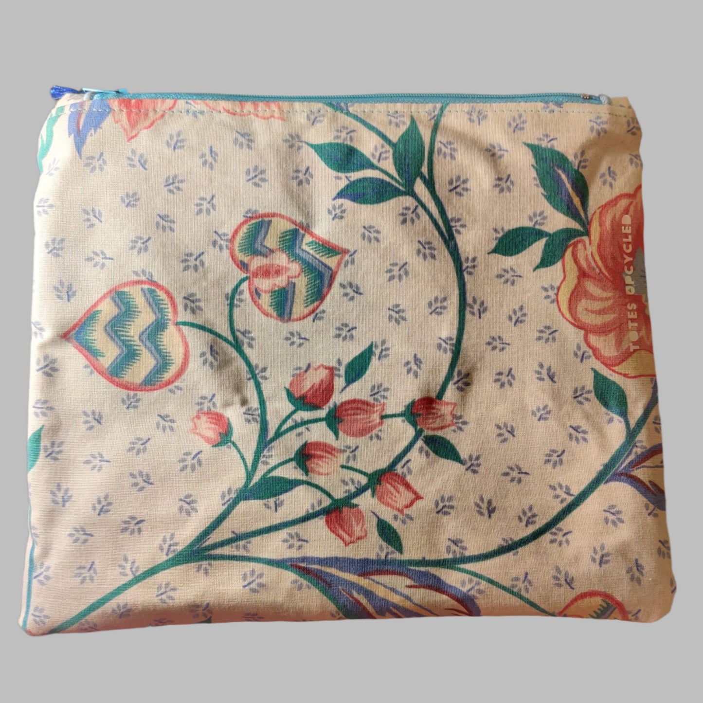 Floral print make up bag