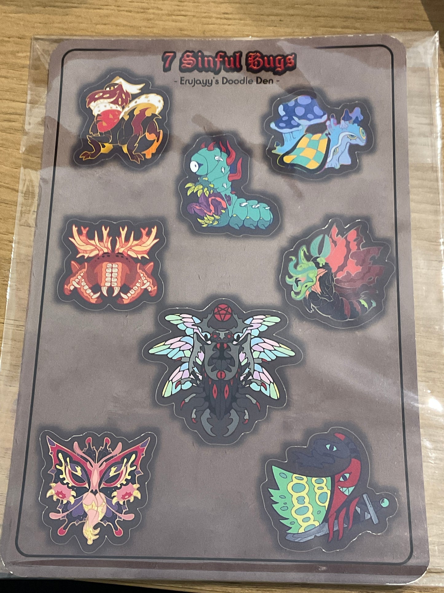 Erujayy's Doodle Den Stickersheets