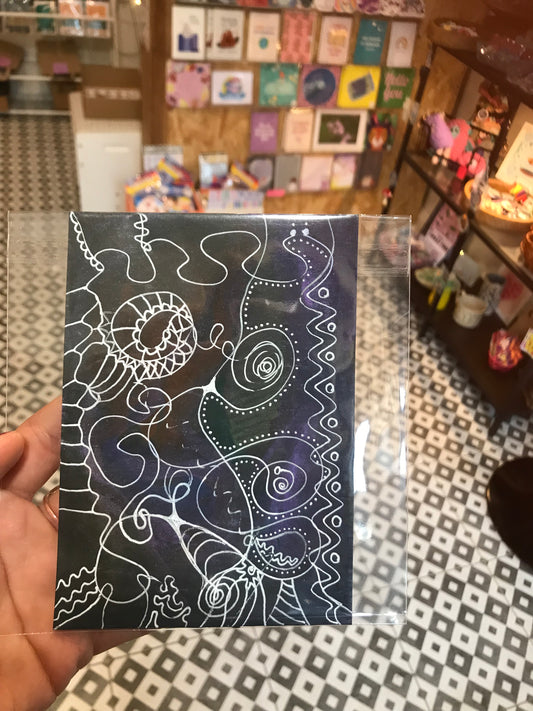 Original watercolour art A6