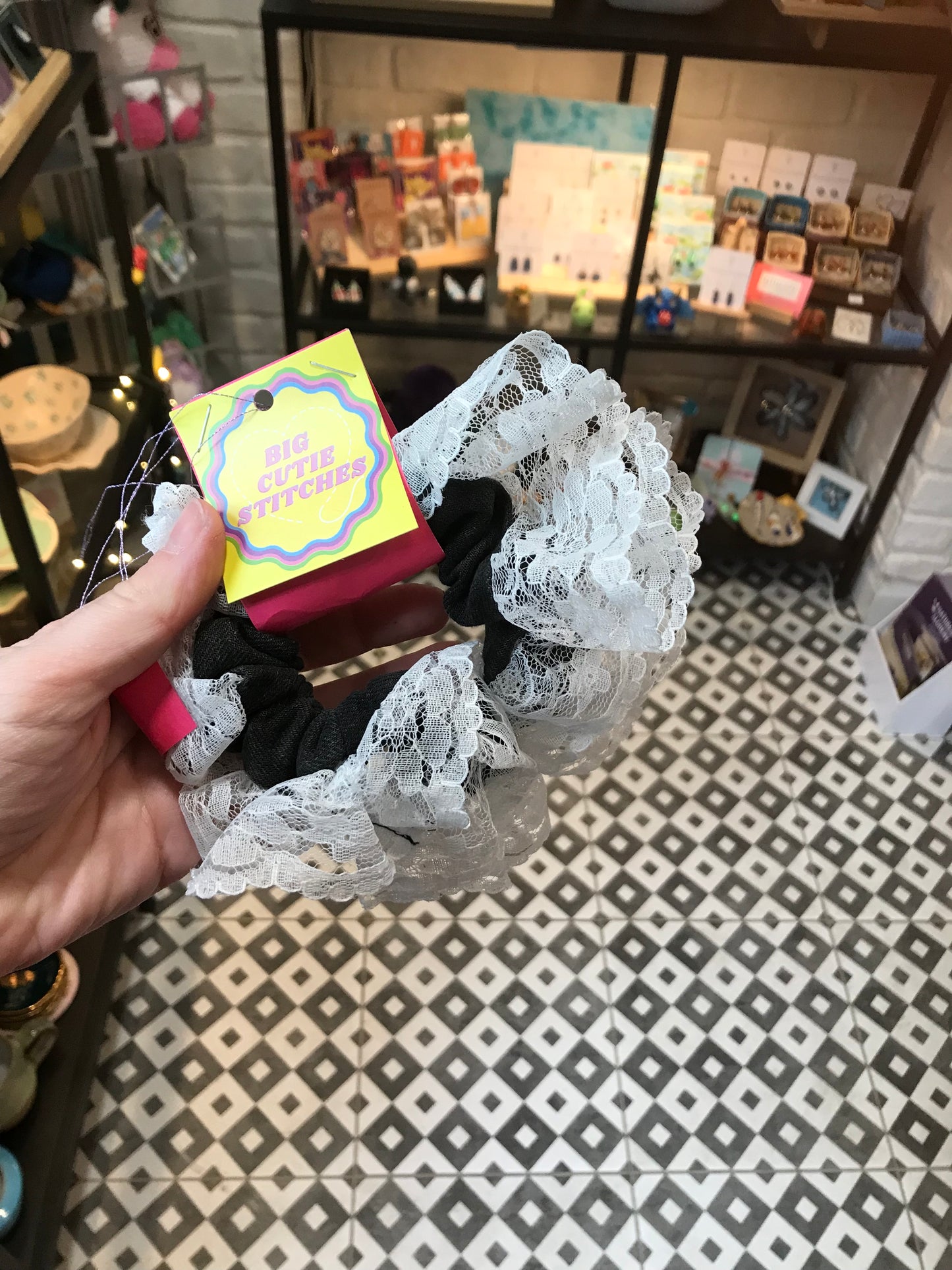 Big cutie stitches scrunchies