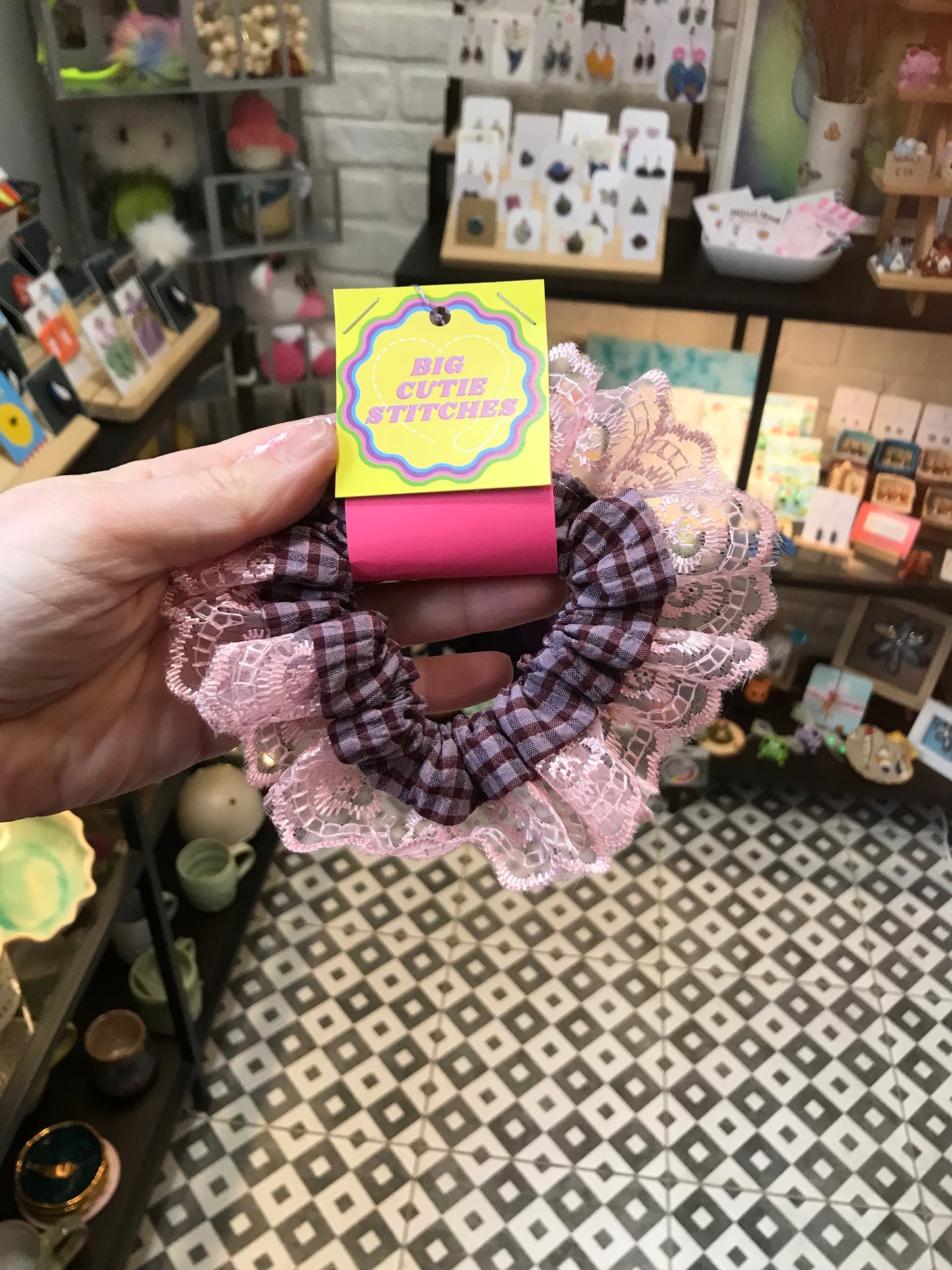 Big cutie stitches scrunchies