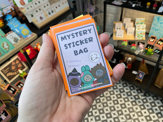 Mystery sticker bag
