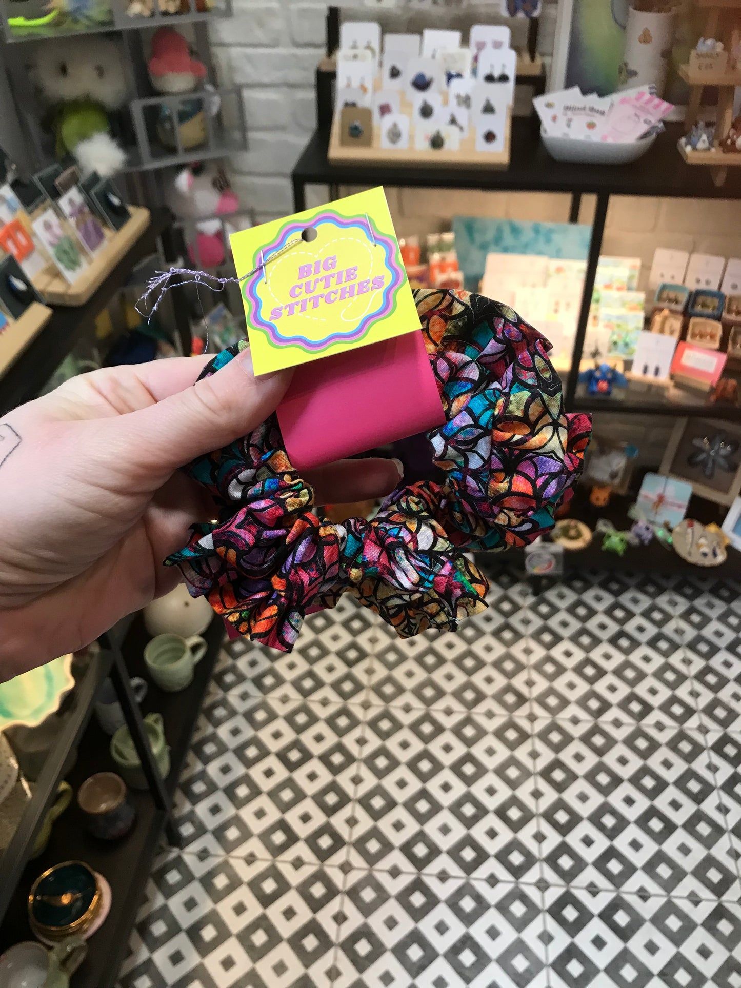 Big cutie stitches scrunchies
