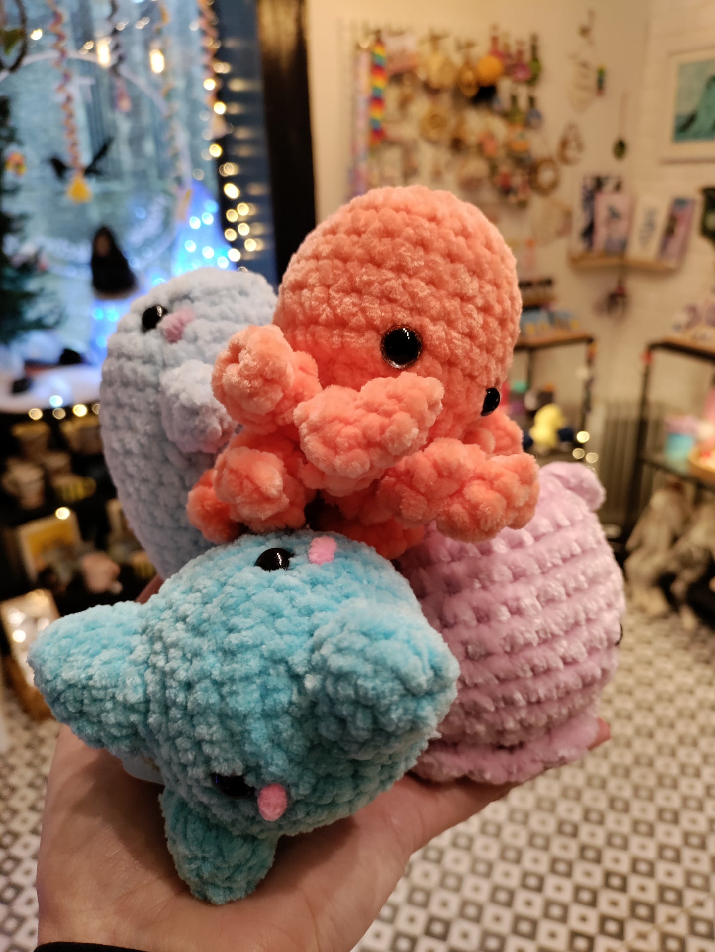 Crochet sea creatures