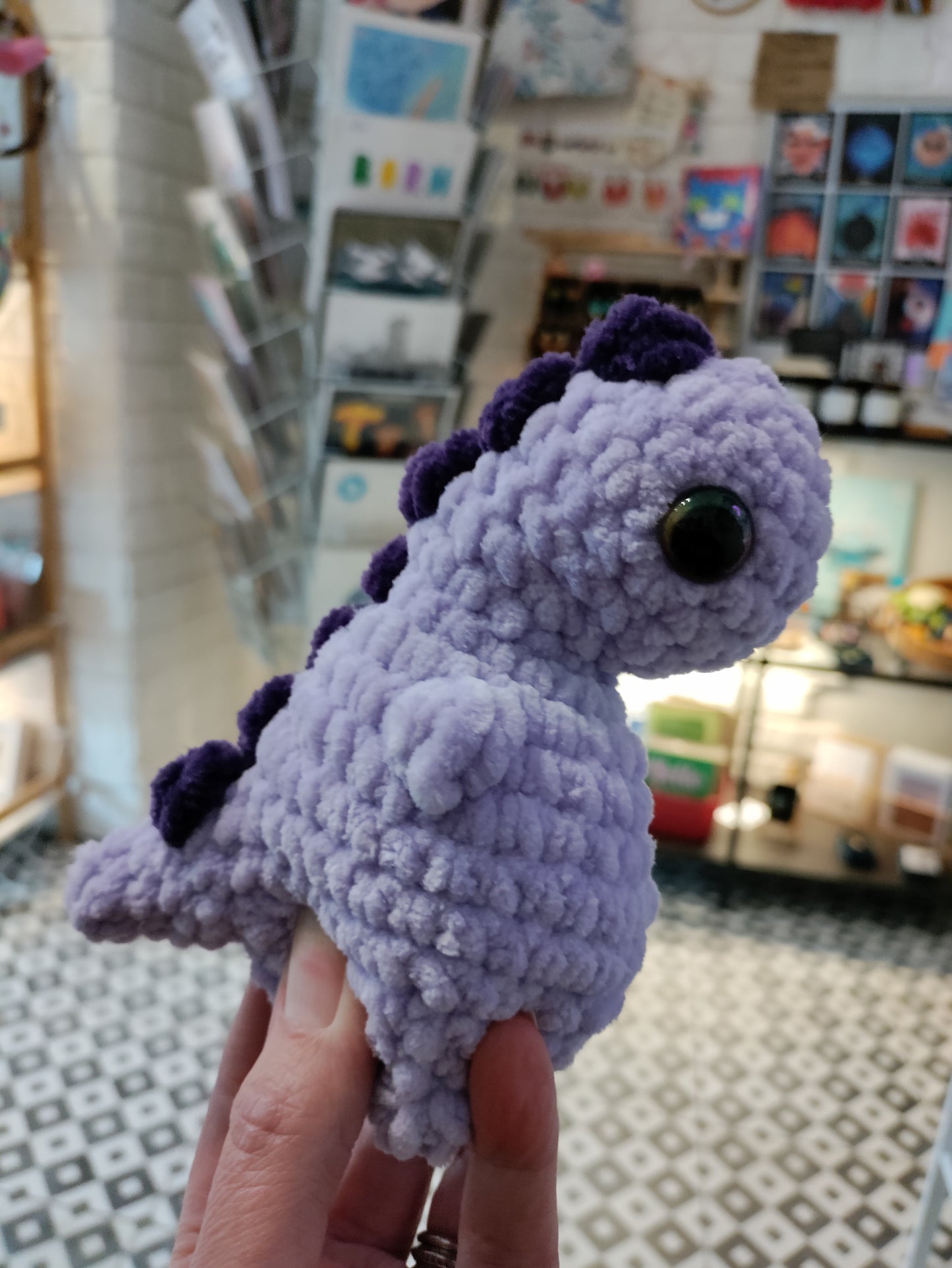 Crochet dinosaur