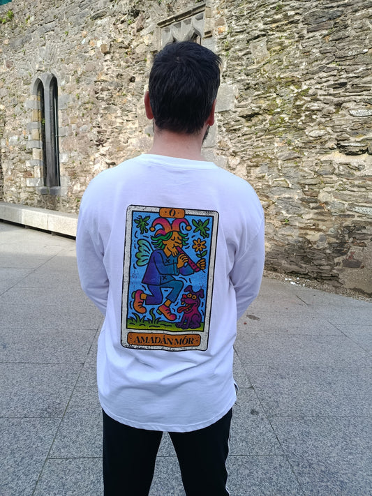 White Long Sleeved Amadán Mór L