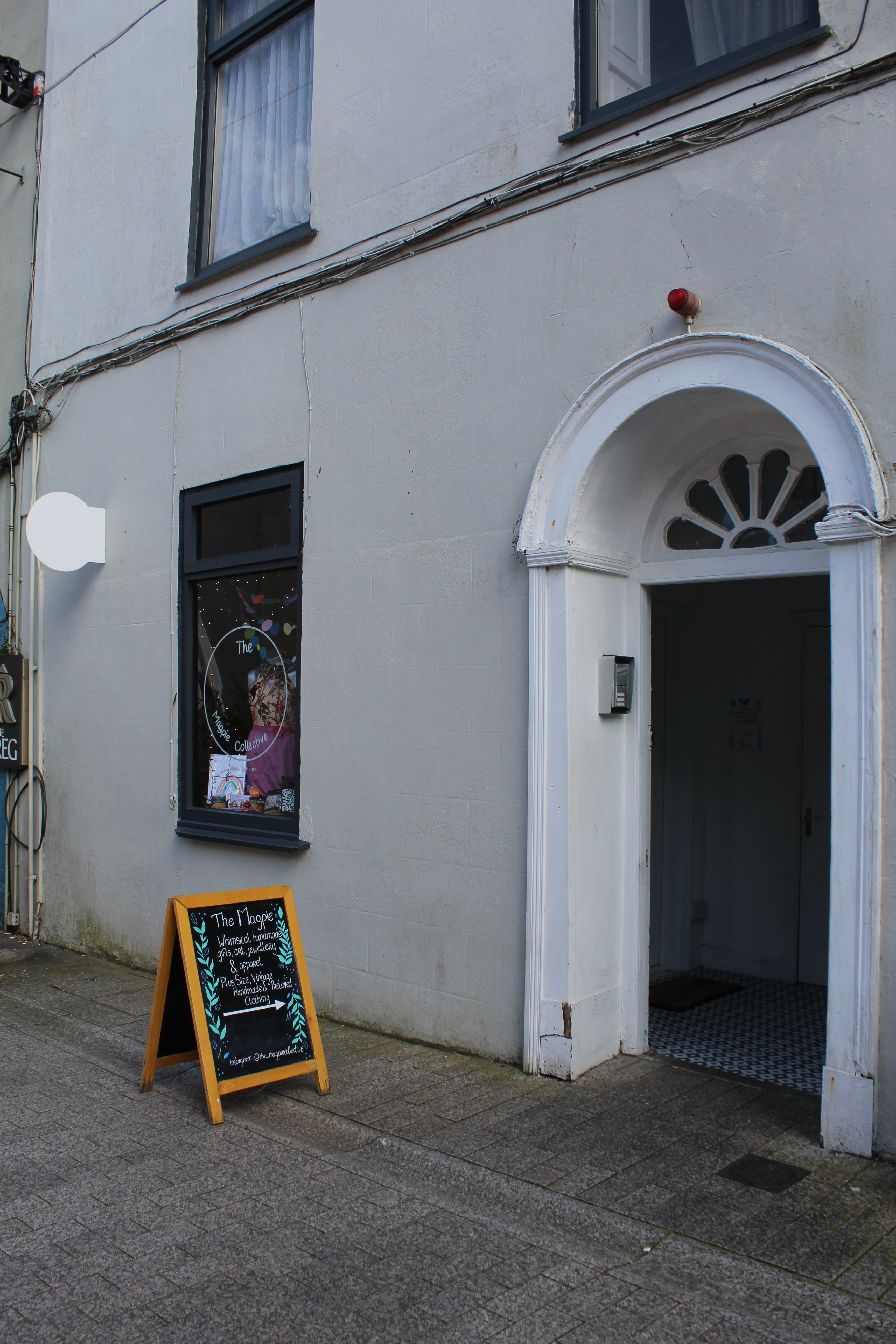 The exterior of The Magpie Collective, Waterford City 