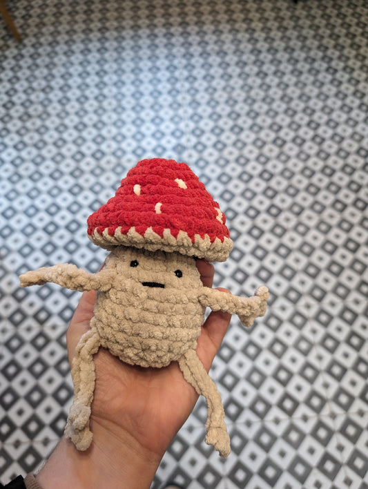 Shifty Makes Crochet Mushroom Man