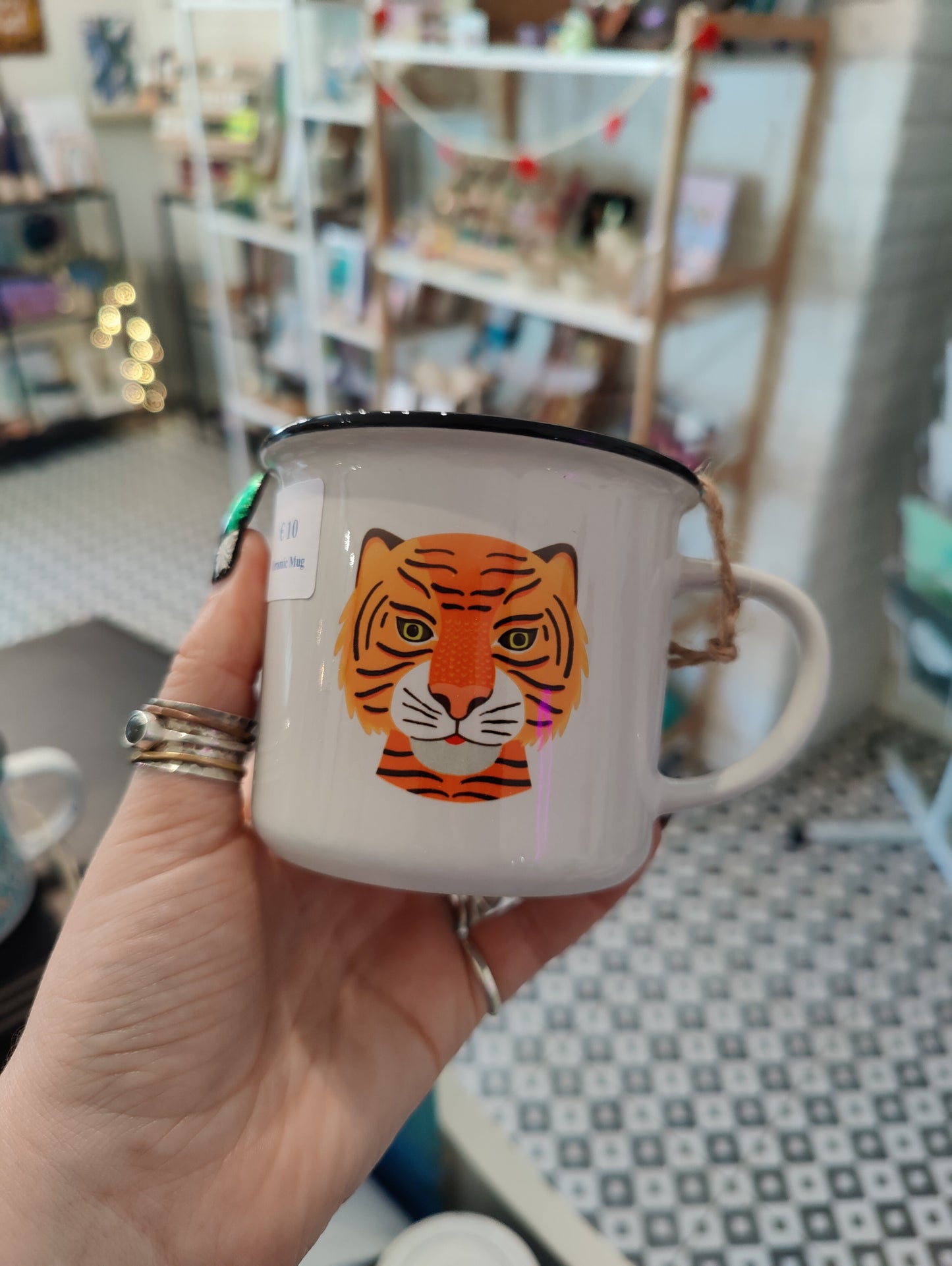 Fleur & Mimi Enamel Mugs