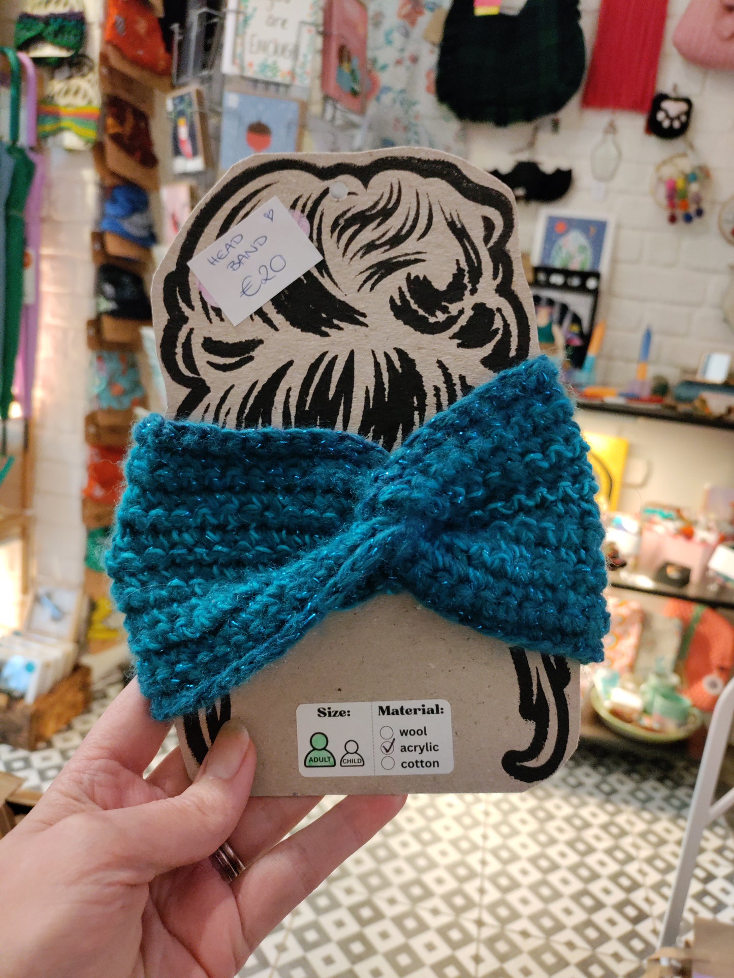 Handmade wool / acrylic headbands