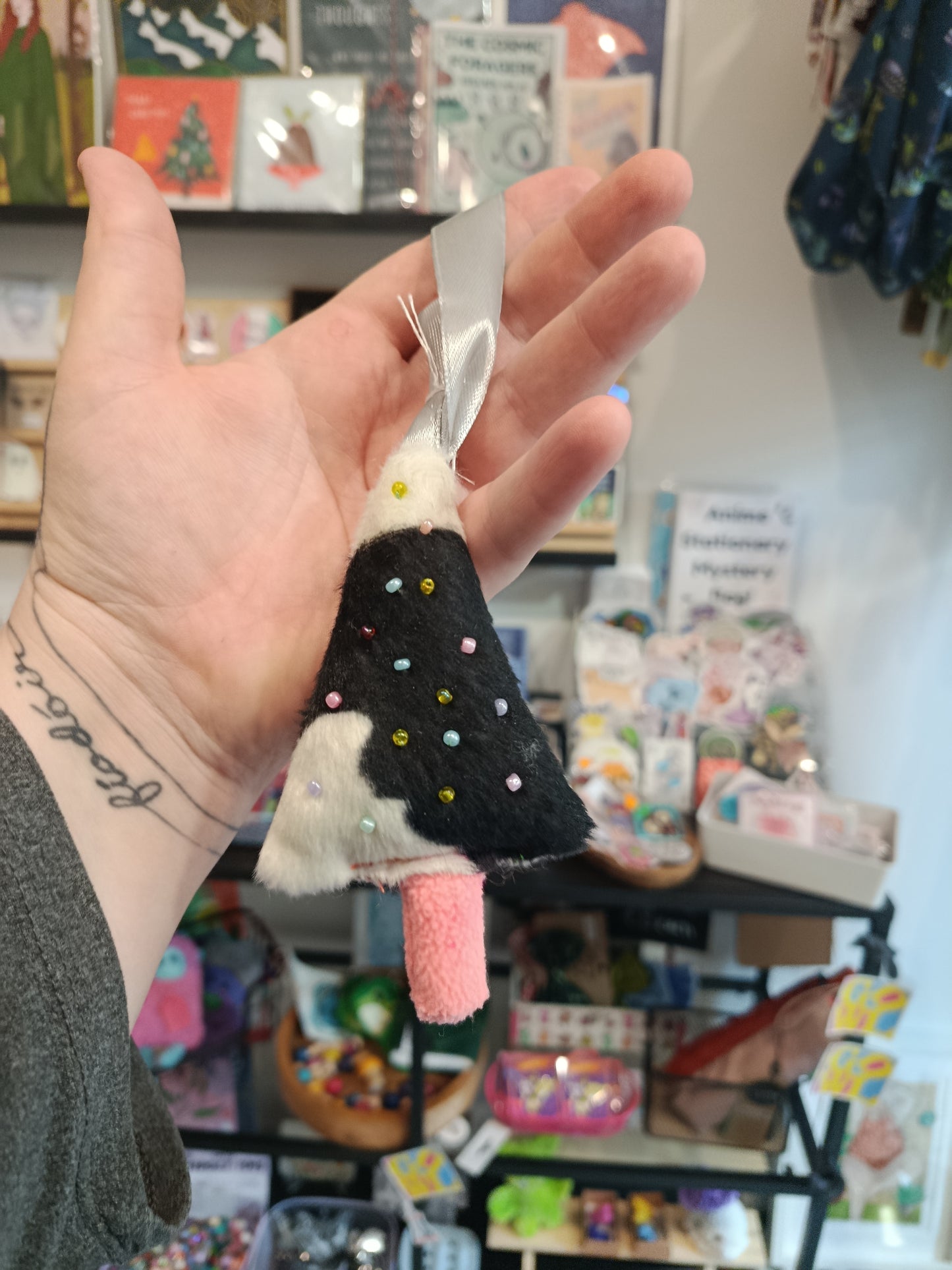 Upcycled Fabric Christmas Tree