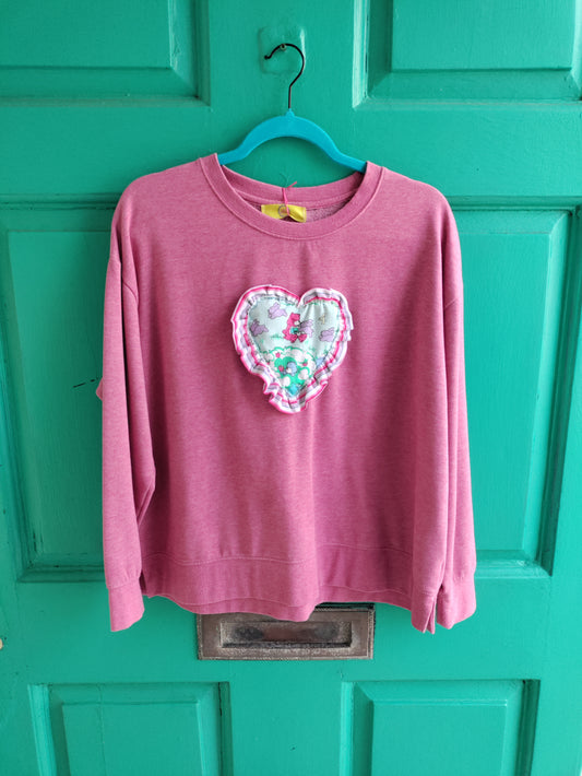 Big cutie Stitches care bear jumper fits up to size 16