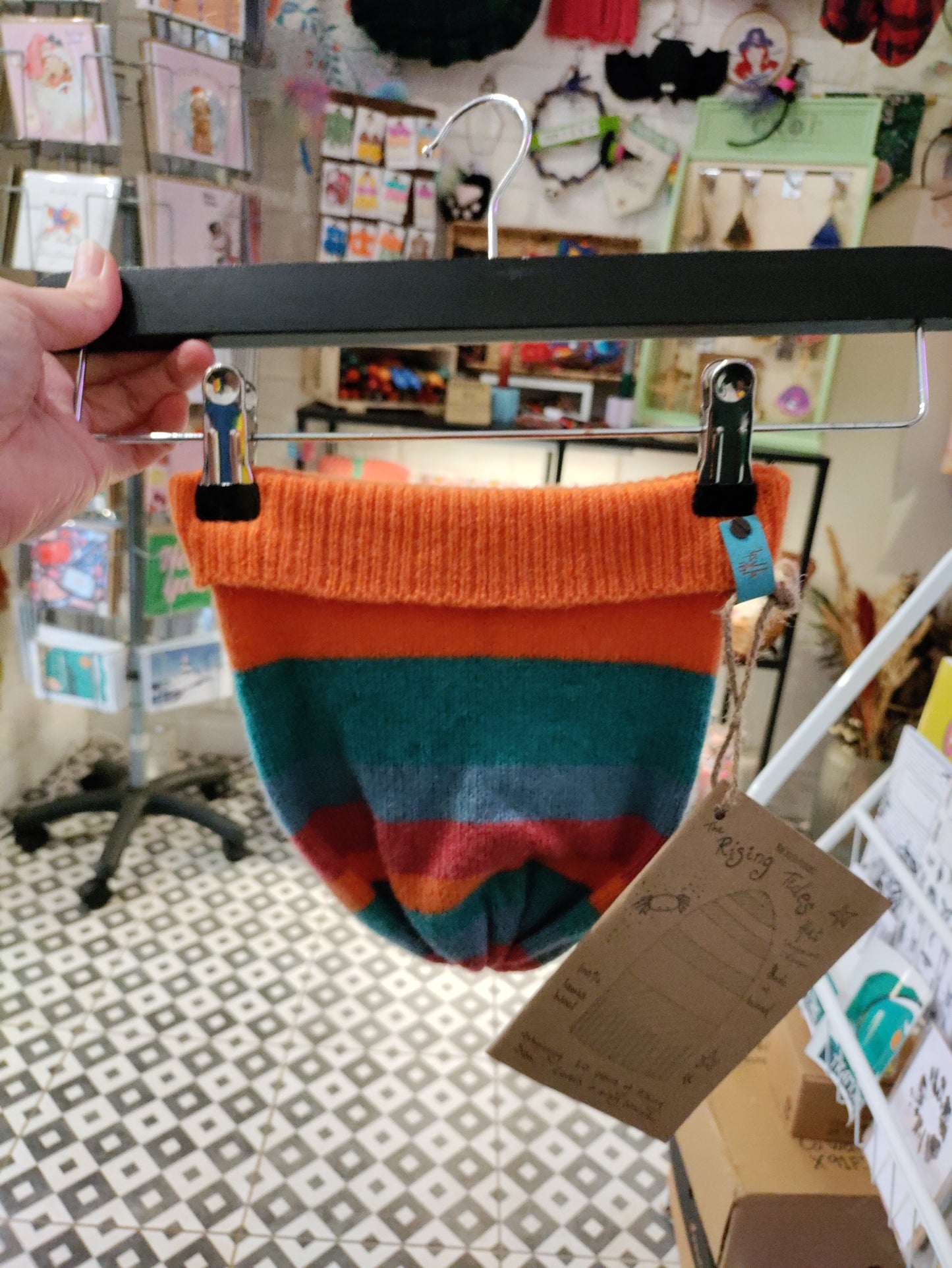 Rising tide lambswool hat