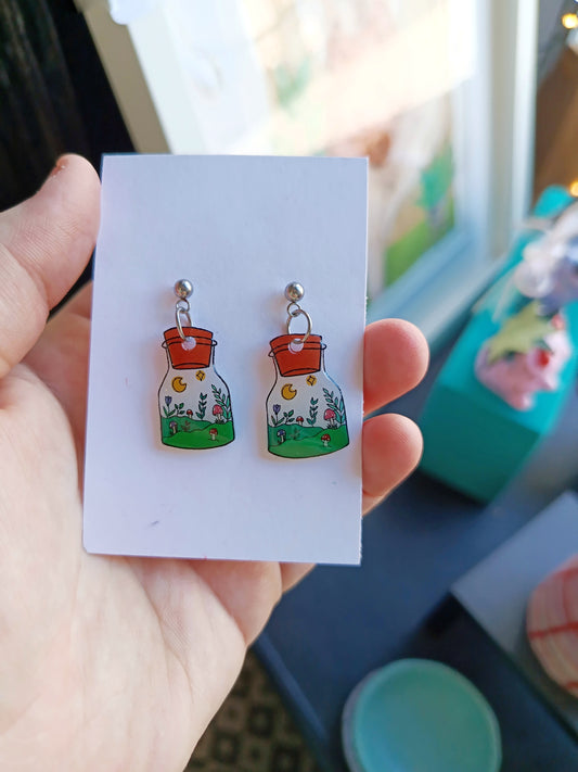 Potion Bottle Earrings