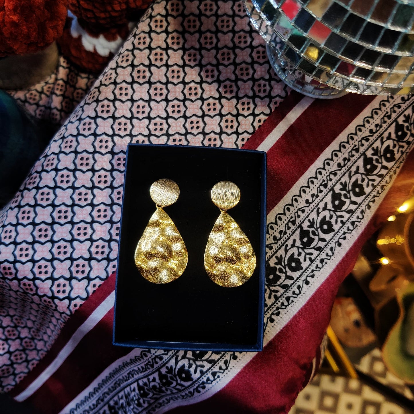 Danu Brass earrings.