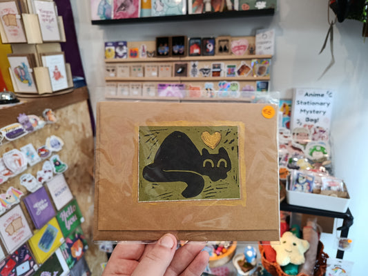 Tatzelwurk Lino Cat Cards TWC1