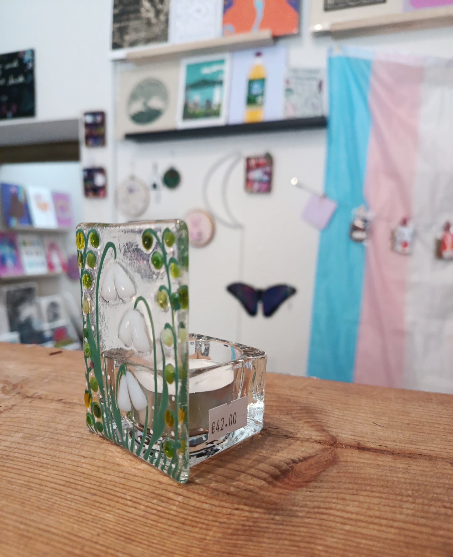 Fused Glass Tealight Holders
