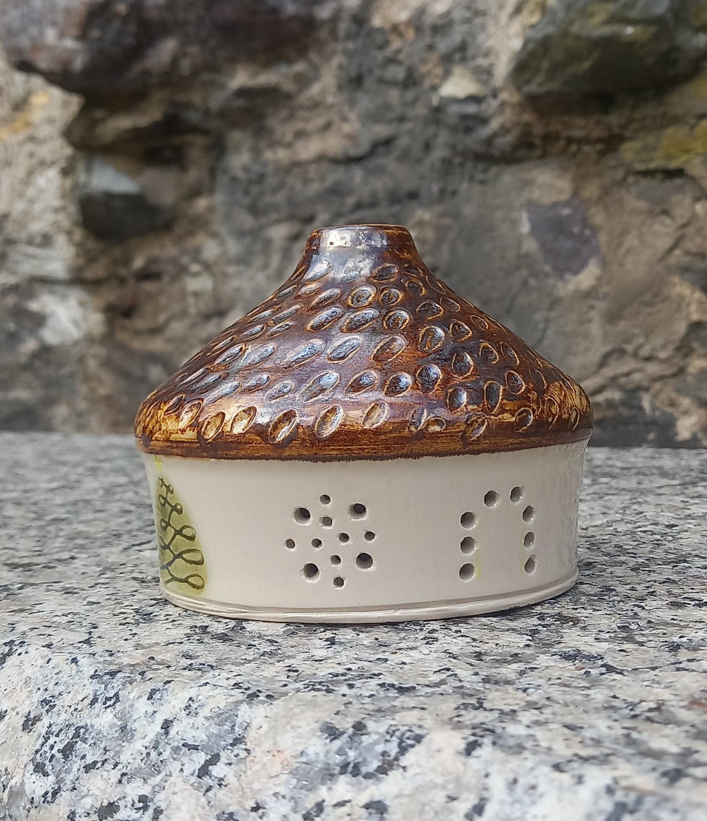 Christmas Cottage Candle Covers