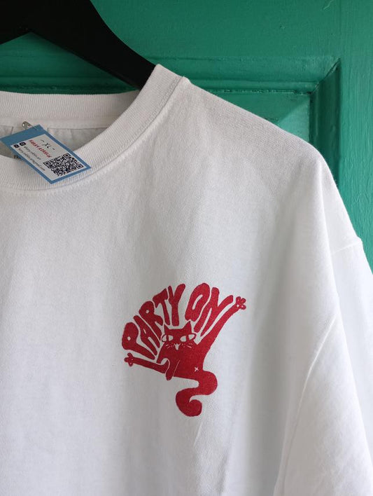 Party On Hand Printed T-shirts