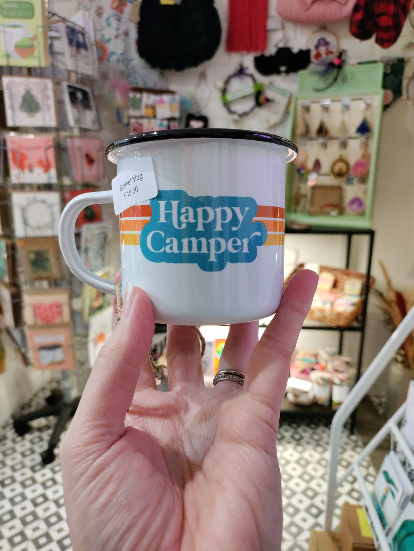 Fleur & Mimi Enamel Mugs