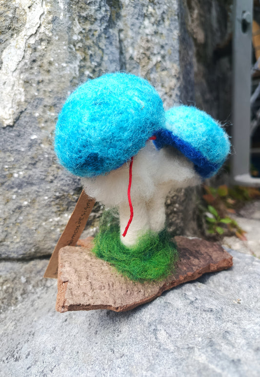 Needle felt Mushroom Sculptures